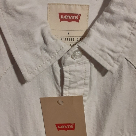 White Levi's! SAWTOOTH BARSTOW TRUCKER JACKETS!! - Picture 5 of 16